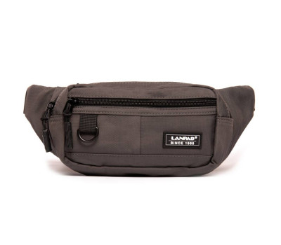 Сумка Чоловіча На пояс нейлон Lanpad 19006 grey