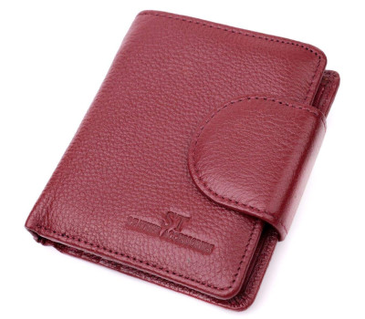 Жіночий гаманець вертикального типу із натуральної шкіри ST Leather 22452 Бордовий