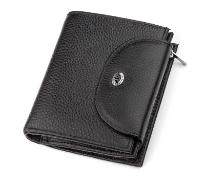 Гаманець жіночий ST Leather 18411 (ST410) компактний Чорний