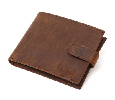 Вінтажний чоловічий гаманець з натуральної шкіри Tony Bellucci 22041 Коричневий