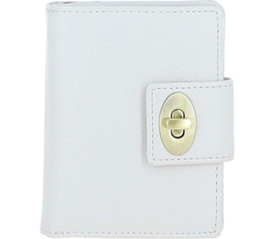 Жіночий шкіряний гаманець Ashwood Y60 White (Білий)