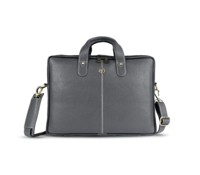 Сумка шкіряна для ноутбука 13 Hammonds Flycatcher LB105 Grey (Сірий)