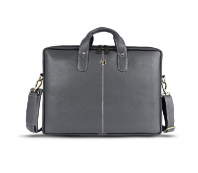 Сумка шкіряна для ноутбука 15 Hammonds Flycatcher LB106 Grey (Серый)
