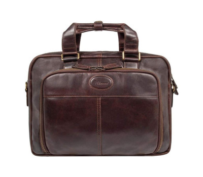 Сумка чоловіча для ноутбука 13 Ashwood 8143 Brown (Коричневий)