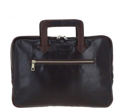 Сумка чоловіча для ноутбука 13 Ashwood PL45 Brown (Темно-коричневий)