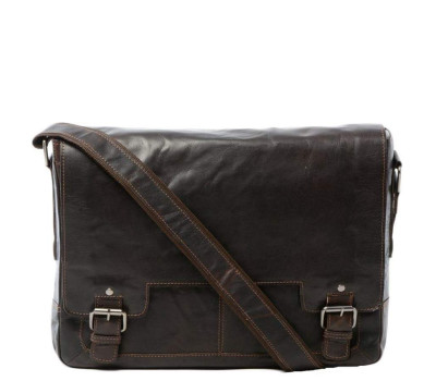 Сумка чоловіча для ноутбука 15,5 Ashwood 8343 Brown (Коричневий)