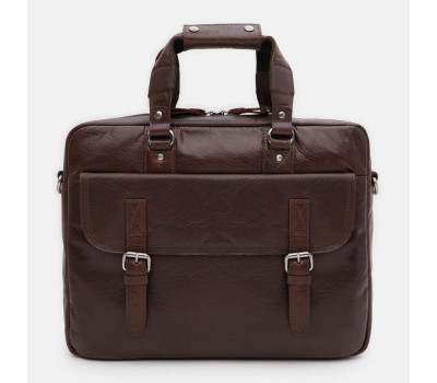 Сумка чоловіча для ноутбука 15,6 Ashwood F83 Brandy (Коричневий)
