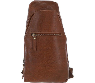 Сумка нагрудна Ashwood M53 Cognac (Коньячний)