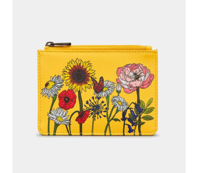 Жіночий шкіряний гаманець Yoshi Y1321 Franklin (Wildflowers)