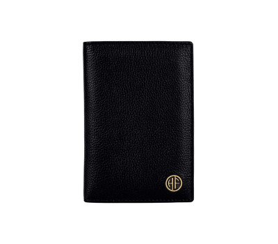 Шкіряна обкладинка для паспорта Hammonds Flycatcher PH602 Nappa Black (Чорний)