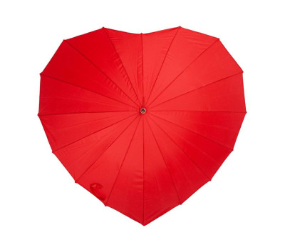 Парасолька жіноча Fulton Heart Walker-1 UV L909 Red (Червоний)