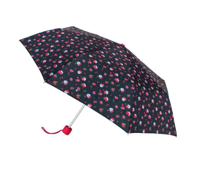 Парасолька жіноча Fulton L354-041680 Minilite-2 Strawberry Garden (Полуничний сад)