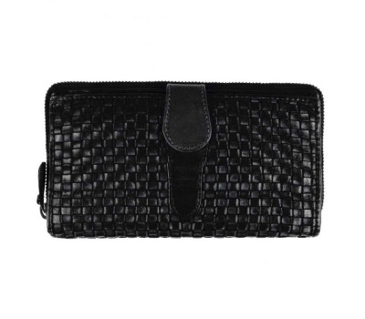 Вінтажний гаманець жіночий Ashwood D84 Black