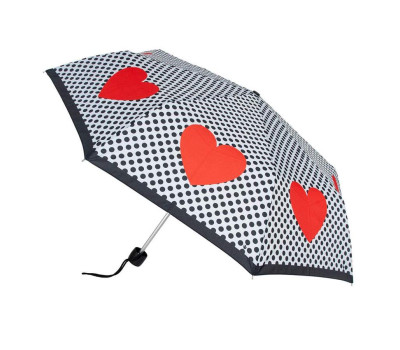 Парасоля жіноча Fulton L354-041697 Minilite-2 Love Heart Spot (Серця)