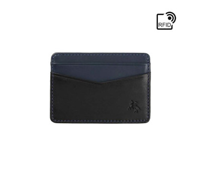 Картхолдер Visconti VSL40 Axe (Black/Steel Blue)