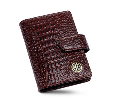 Шкіряна візитниця Hammonds Flycatcher CC602 Croc Brown (Коричневий)