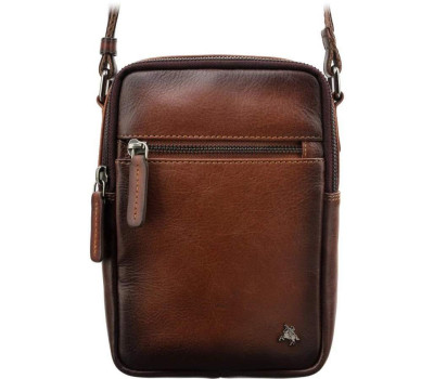 Шкіряна сумка через плече Visconti AT43 Gianni (Burnish Tan)