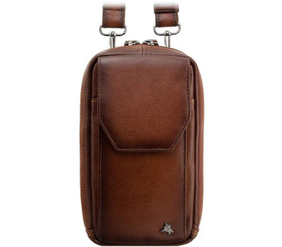 Шкіряна сумка через плече Visconti AT45 Alex (Burnish Tan)