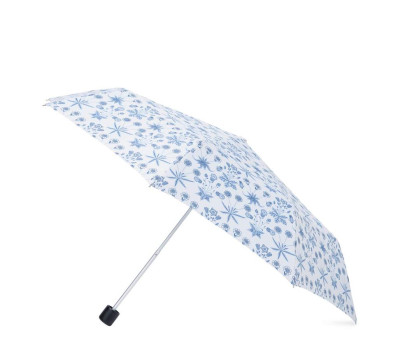 Жіноча парасолька Fulton L907-041826 Morris & Co Minilite-2 UV Daisy Blue Ivory