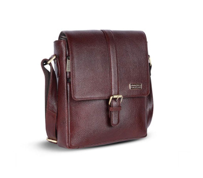 Чоловіча сумка через плече шкіряна Hammonds Flycatcher SB1164 Brown (Коричневий)