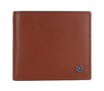 Чоловічий шкіряний гаманець Brampton London Plutus Tan (Рудий)