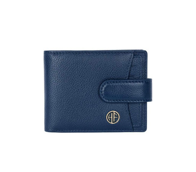 Чоловічий шкіряний гаманець Hammonds Flycatcher HF502 Blue (Синій)