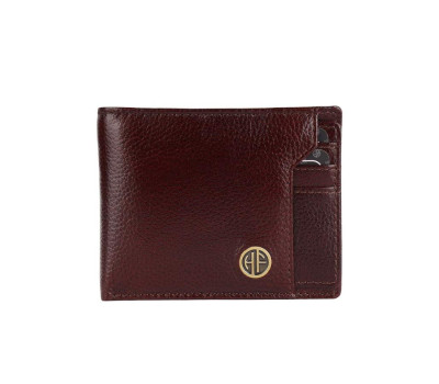 Чоловічий шкіряний гаманець Hammonds Flycatcher HF577 Brown (Коричневий)