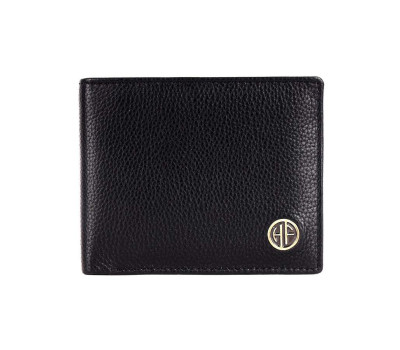 Чоловічий шкіряний гаманець Hammonds Flycatcher HF594 Black (Чорний)