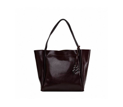 Коричнева шкіряна жіноча сумка Grays GR-8813B