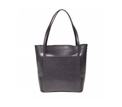 Сіра шкіряна жіноча сумка Grays GR-2013G