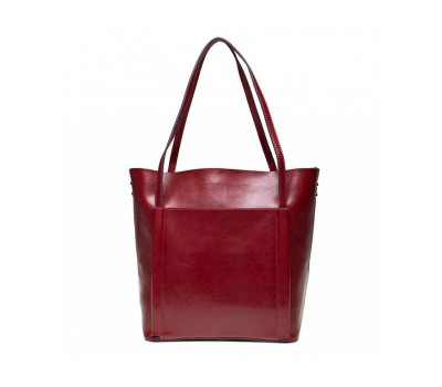 Червона шкіряна жіноча сумка Grays GR-2013R