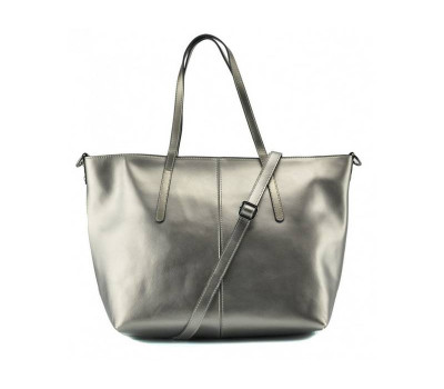 Сіра шкіряна жіноча сумка Grays GR3-8687GM