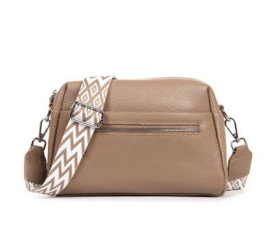 Сумка Шкіряна Жіноча Класична ALEX RAI 99122 khaki