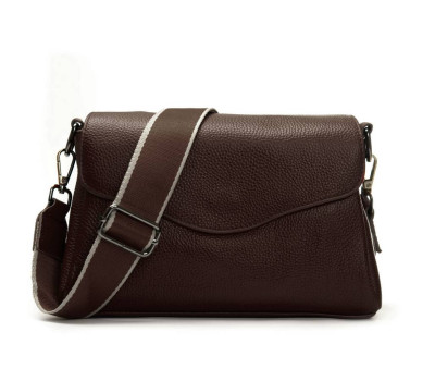 Сумка Шкіряна Жіноча Класична ALEX RAI 99118 brown