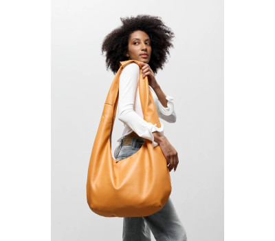Жіноча сумка Sambag HOBO WEAVE помаранчева