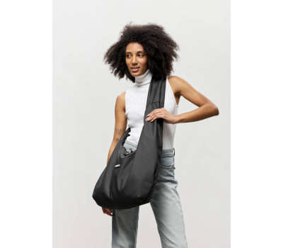 Жіноча сумка Sambag HOBO WEAVE чорний