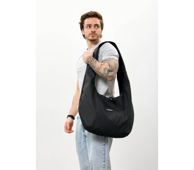 Чоловіча сумка Sambag HOBO WEAVE чорний
