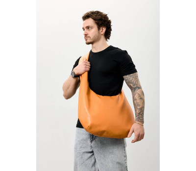 Чоловіча сумка Sambag HOBO WEAVE помаранчева