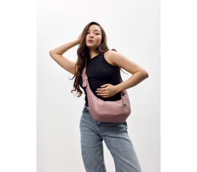 Жіноча сумка Sambag HOBO S рожева
