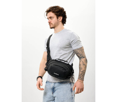 Чоловіча сумка через плече бананка Sambag Flex Pro оксфорд