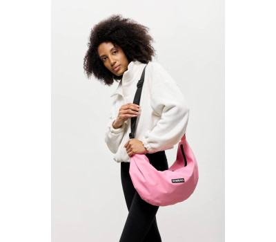Жіноча сумка Sambag HOBO Bag-glove рожева
