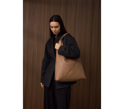 Жіноча сумка Sambag HOBO M кавовий
