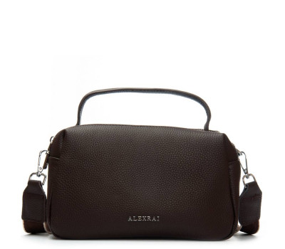 Сумка Шкіряна Жіноча Класична ALEX RAI 99128 brown