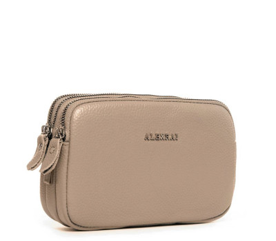 Сумка Шкіряна Жіноча Клатч ALEX RAI 60061 beige