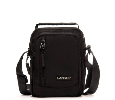 Сумка Чоловіча Планшет нейлон Lanpad A15057 black мал