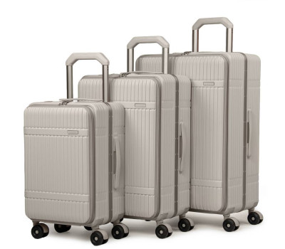 Дорожня Валіза 31 ABS-пластик Dinibao 2052 wheat gray