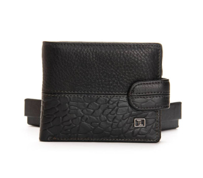 Гаманець шкіряний Чоловічий BE BRETTON 208-L0611 black mix