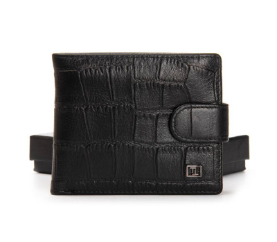 Гаманець шкіряний Чоловічий BE BRETTON Y210 black croco