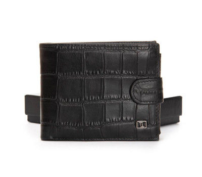 Гаманець шкіряний Чоловічий BE BRETTON 208-Y3204 black croco