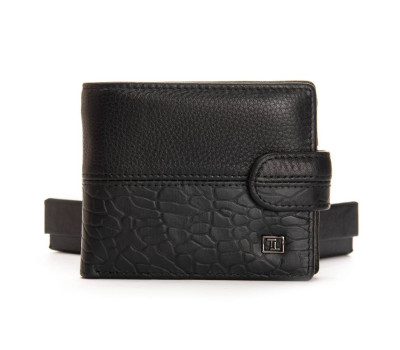 Гаманець шкіряний Чоловічий BE BRETTON 208-L0613 black mix